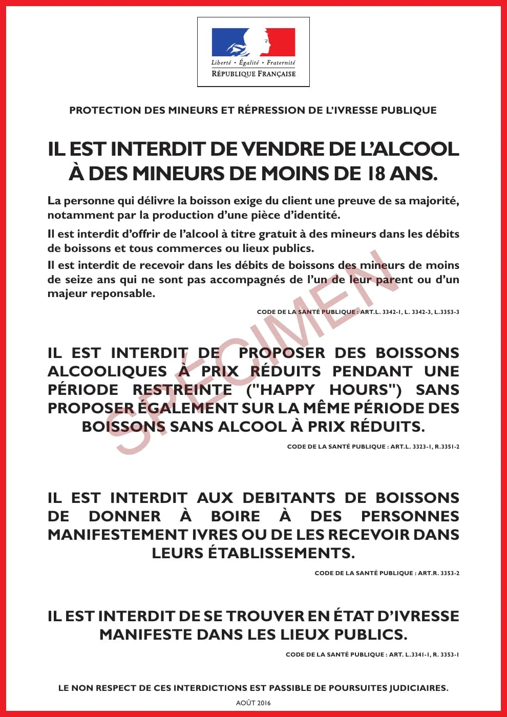 Première page du PDF livré : Ivresse & protection mineurs, aperçu filigrané